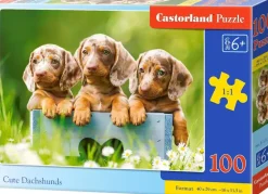 Puzzle Dachshunds fofos