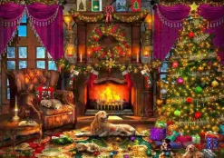 Puzzle Davison: Quarto de Natal aconchegante