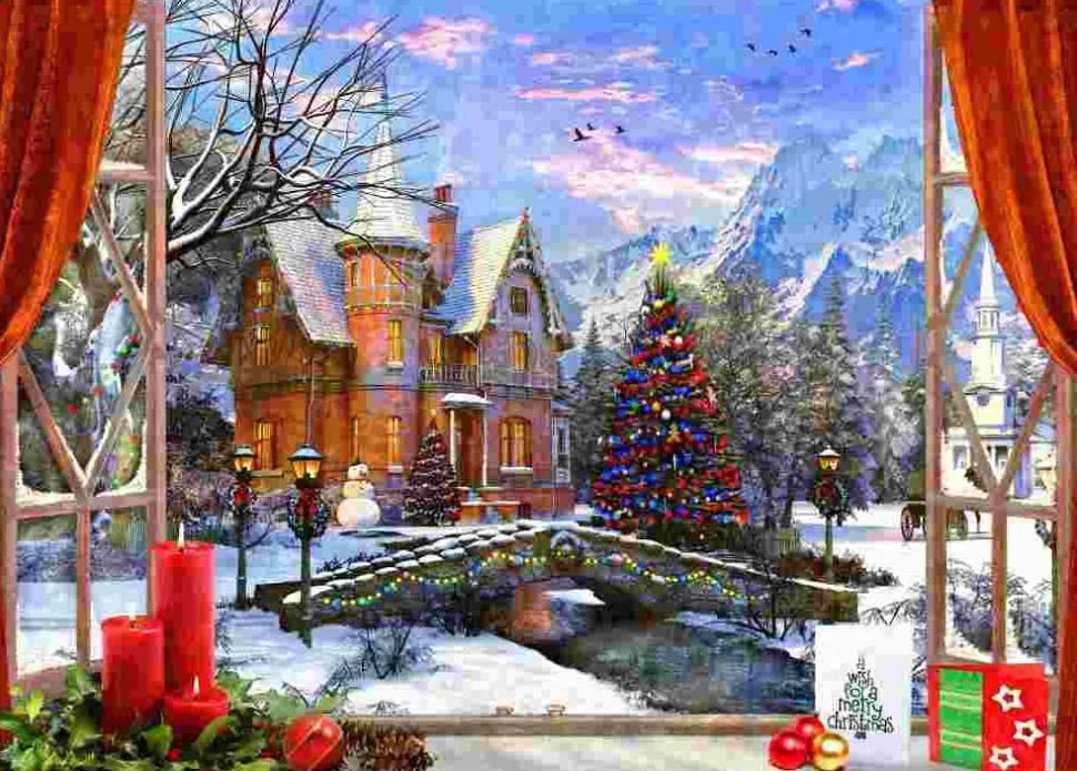 Puzzle Davison: Vista da Montanha de Natal