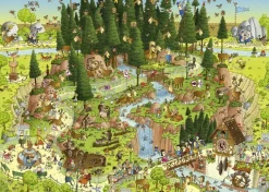 Puzzle Degano: Funky ZOO: Habitat da Floresta Negra