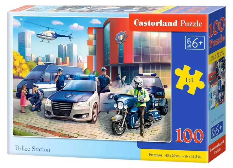 Puzzle Delegacia de Polícia 100 peças