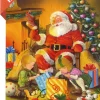 Puzzle Desembrulhando presentes com o Papai Noel