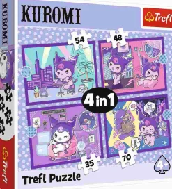Puzzle Dia 4v1 com Kuromi