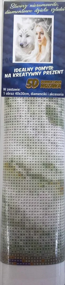 Puzzle Diamant painting: Rainha das Planícies de Gelo 30x40cm