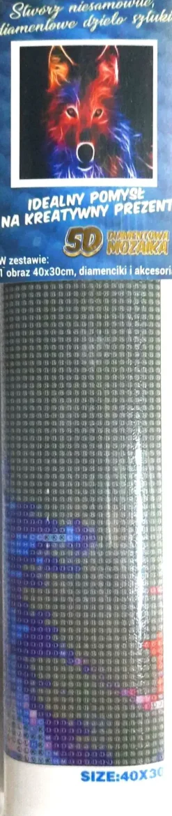 Puzzle Diamond Painting Vl膷í prízrak 30x40cm