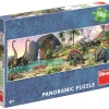 Puzzle Dinossauros à beira do lago