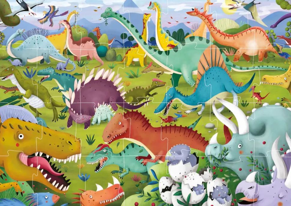 Puzzle Dinossauros MAXI