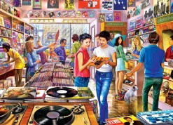 Puzzle Discos de vinil antigos