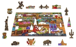 Puzzle Doces aventuras em madeira