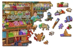 Puzzle Doces aventuras em madeira