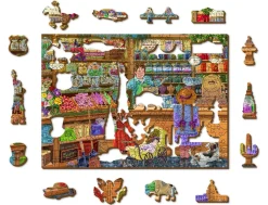 Puzzle Doces aventuras em madeira