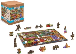 Puzzle Doces aventuras em madeira