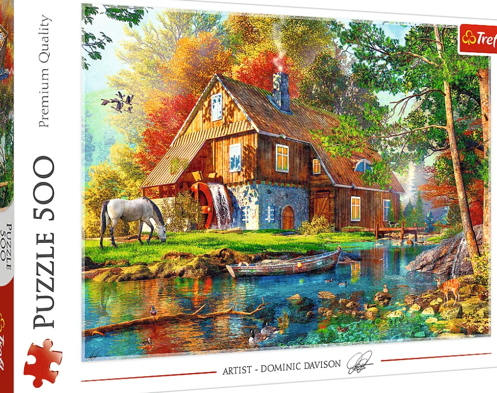 Puzzle Dominic Davison: casa de campo à beira do rio