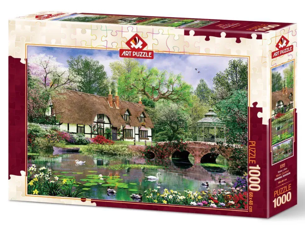 Puzzle Dominic Davison: flores de lótus