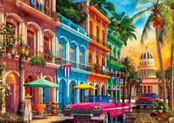 Puzzle Dominic Davison: pôr do sol em Havana