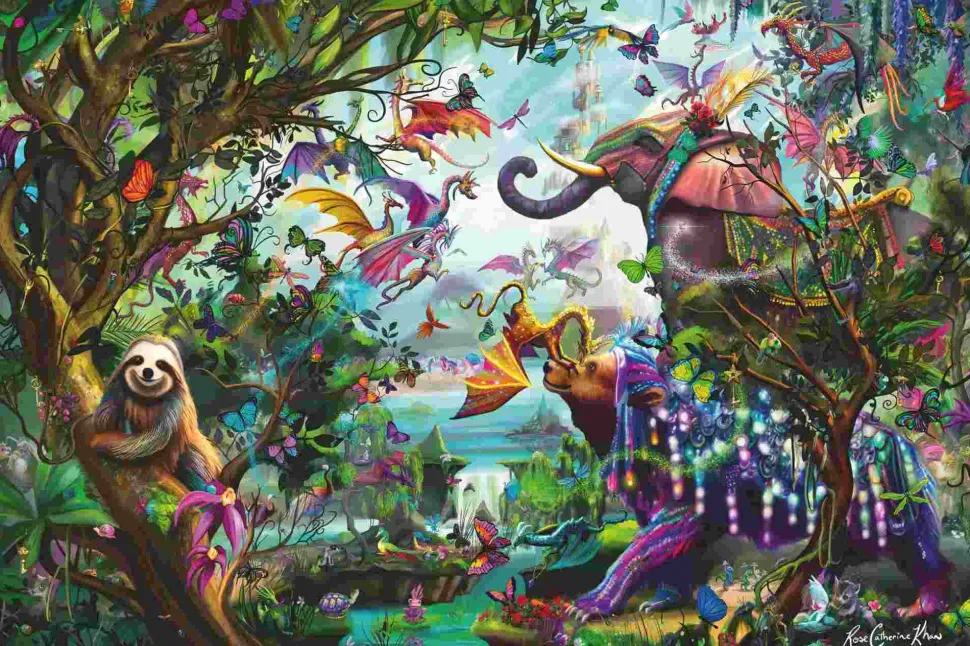 Puzzle Dragões Tropicais