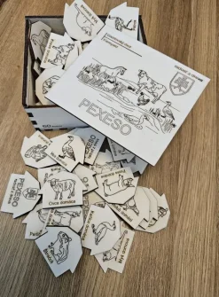 Puzzle Drevené pexeso Gazdovský dvor