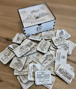 Puzzle Drevené pexeso Vojenská technika
