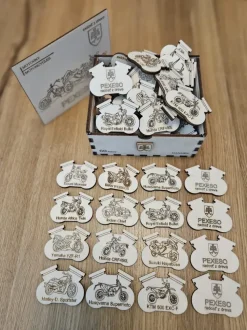 Puzzle Drevnené pesexo Motorky