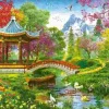 Puzzle Em um jardim japonês
