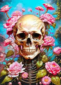 Puzzle Esqueleto de jardim