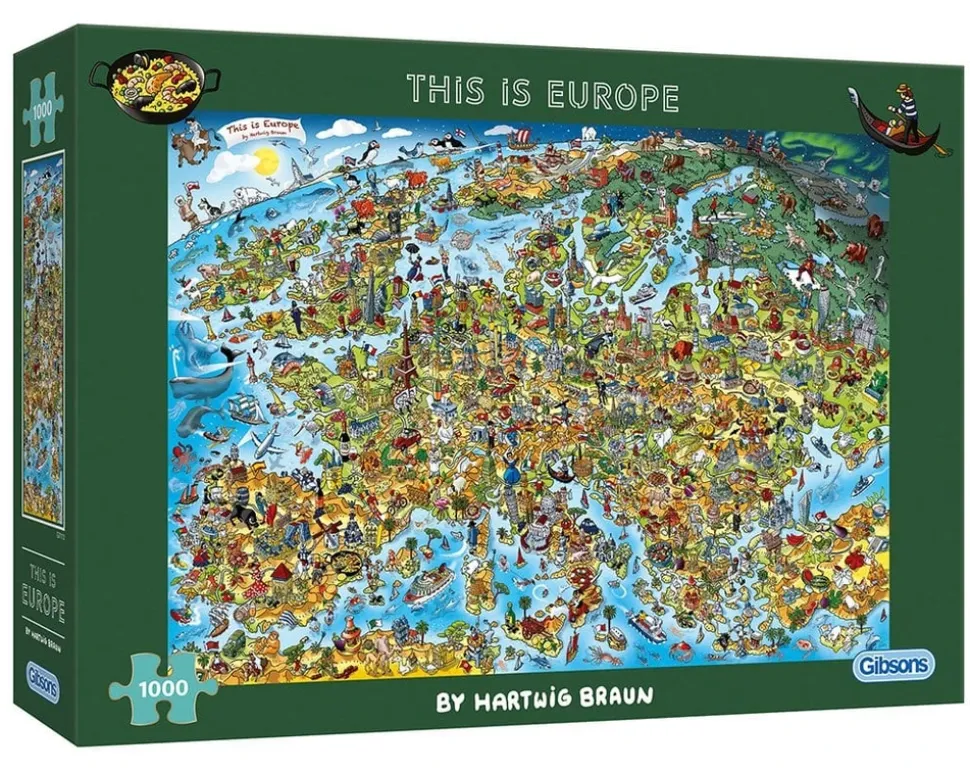 Puzzle Esta é a Europa