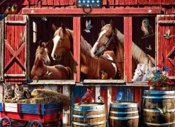 Puzzle Estábulo para cavalos