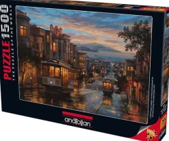 Puzzle Evgeny Lushpin: teleféricos de São Francisco