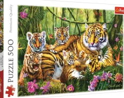 Puzzle Família tigre