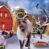 Puzzle Fazenda de renas