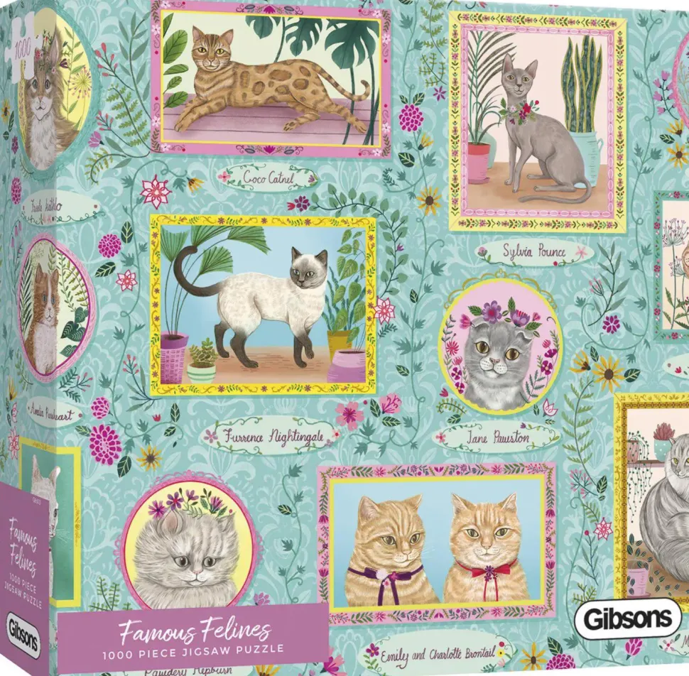 Puzzle Felinos Famosos