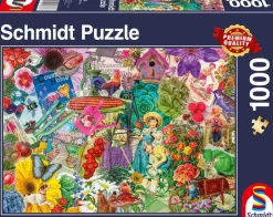 Puzzle Feliz jardinagem