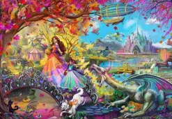 Puzzle Festival do Castelo de outono