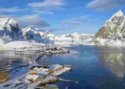 Puzzle Fjord - Lofoten Archipelago