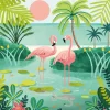 Puzzle Flamingo