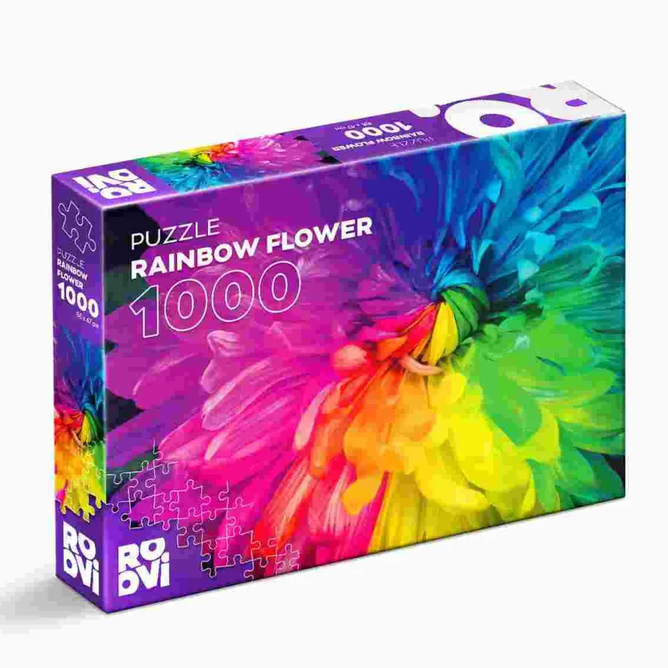 Puzzle Flor arco-íris