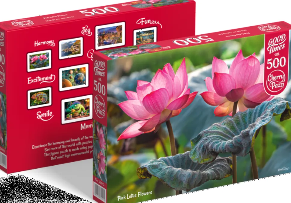 Puzzle Flores de lótus rosa