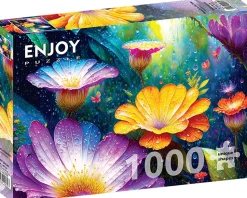 Puzzle Flores na chuva