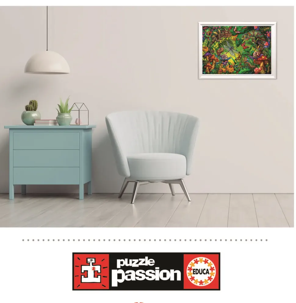 Puzzle Floresta colorida