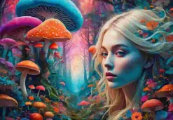 Puzzle Floresta do Arco-Íris