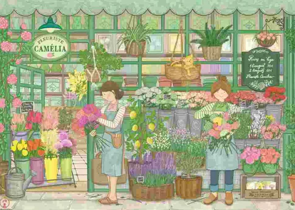 Puzzle Florista Camélia
