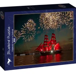 Puzzle Fogos de artifício e veleiro