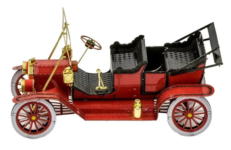 Puzzle Ford modelo T 1908 (膷ervený)