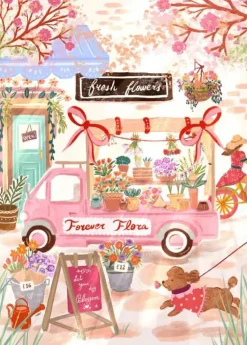 Puzzle Forever Flora, Flower Truck
