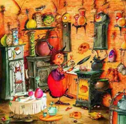 Puzzle François Ruyer: A Cozinha da Bruxa