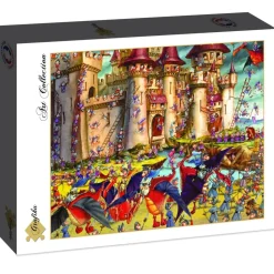 Puzzle François Ruyer: Batalha com dragões