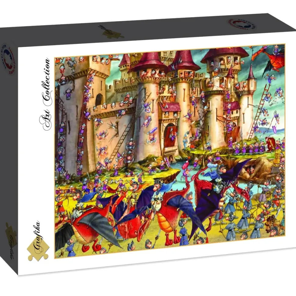 Puzzle François Ruyer: Batalha com dragões
