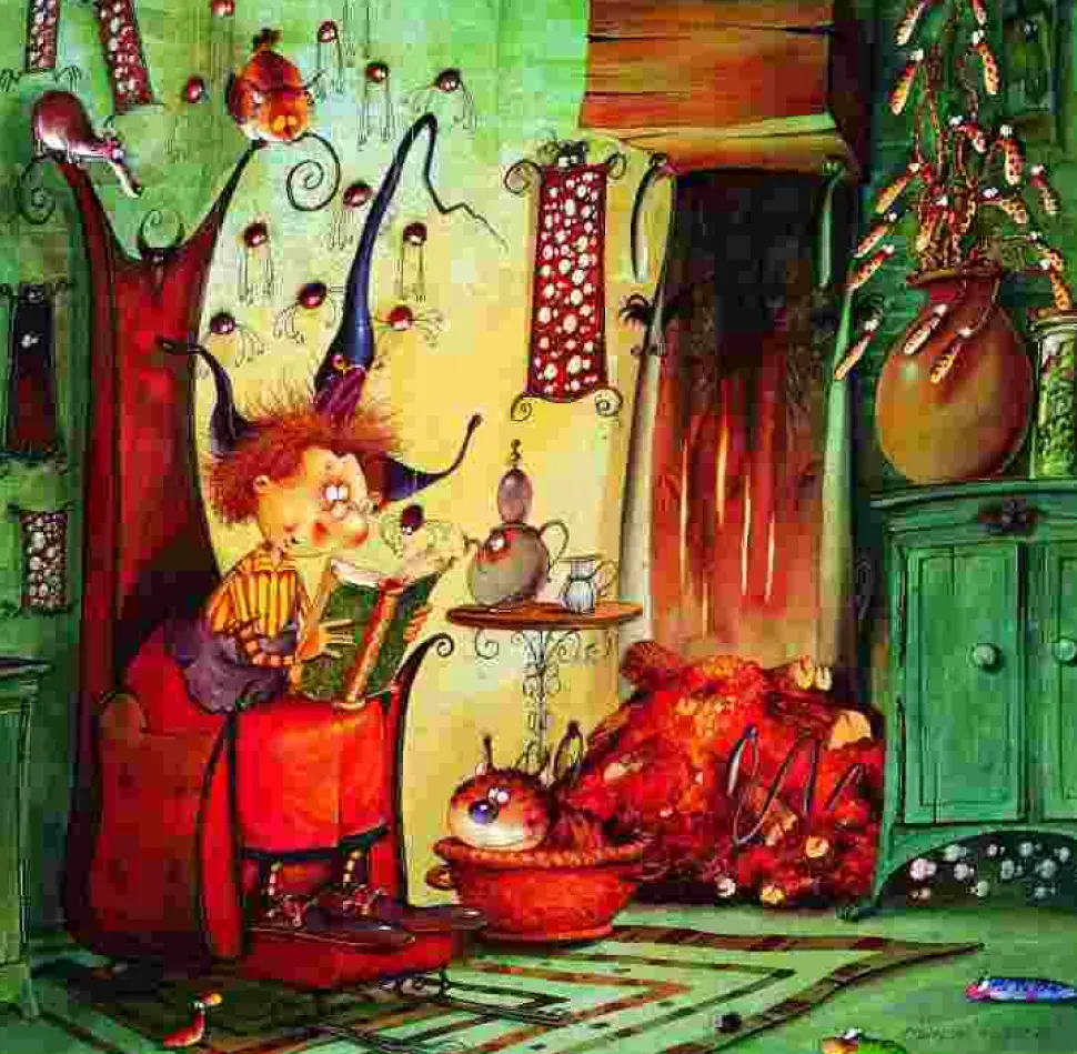 Puzzle François Ruyer: Bruxa - livro de leitura