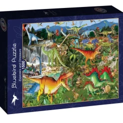 Puzzle François Ruyer: Exploradores e Dinossauros