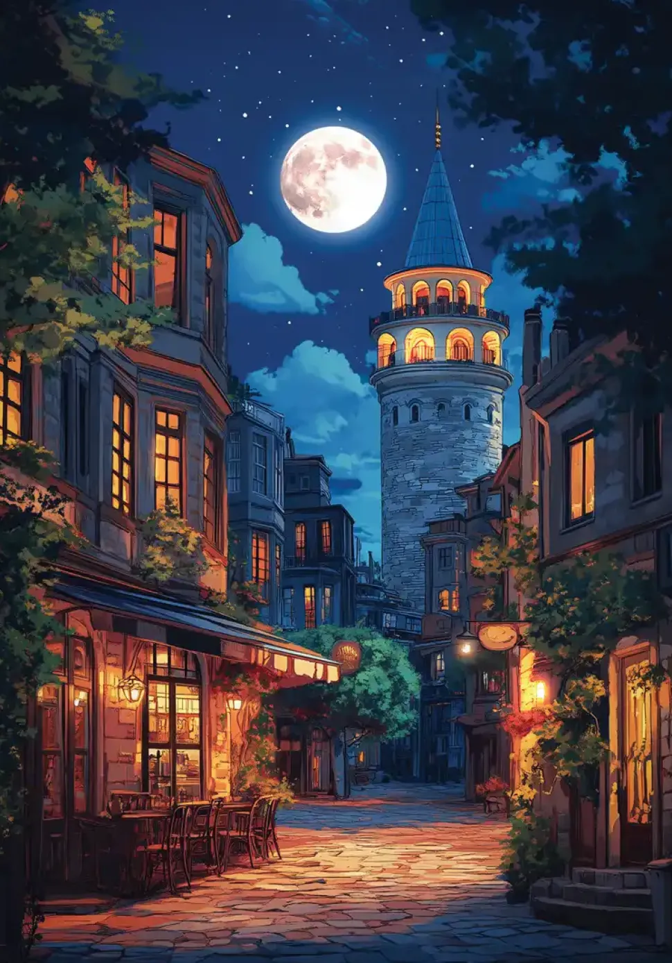 Puzzle Galata em Fullmoon